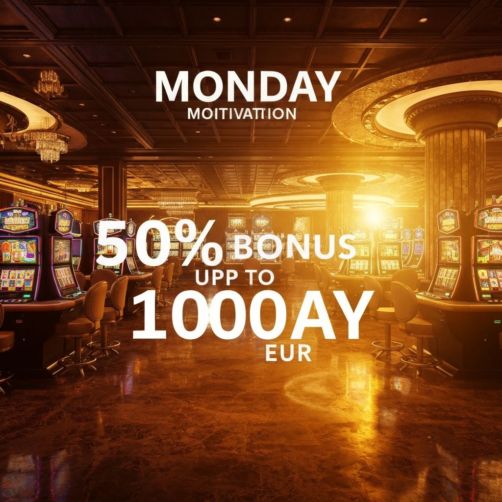 Ricarica del Lunedì - 50% di Bonus fino a 1000 EUR